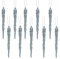 Christmas Concepts® 12cm Glitter Icicle Decorations Christmas Tree Trims (ICE BLUE, 10)