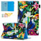Case for Kindle Fire HD 10 Tablet (9th/7th/5th Generation,2019/2017/2015 Release), Uliking Folio Folding Smart Stand Cover with Pencil Holde & Auto Wake/Sleep for Fire HD 10.1, Flower Bird