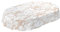 ANRO Tischdecke Wachstuch abwaschbar Wachstuchtischdecke Wachstischdecke Marmor Gold Edel Oval 200x140cm
