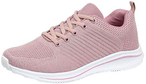 Cipriata Leona - Scarpe da ginnastica da donna, con lacci, colore: Rosa, Rosa (Rosa), 38 EU