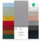 Blumtal® Spannbettlaken 180x200cm aus Microfaser - Oekotex zertifiziertes Bettlaken - Leintuch / Spannbettuch - Spannleintuch - Laken - Grau
