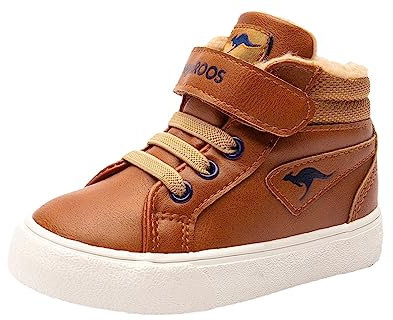 KangaROOS Baby-Jungen KAVU Iii Sneaker, Saddle Brown Sand, 23 EU
