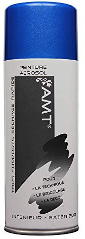 Les Colis Noirs LCN - Bombe de Peinture Bleu Métallisé 330ml - Spray Aérosol Décoration - BP52