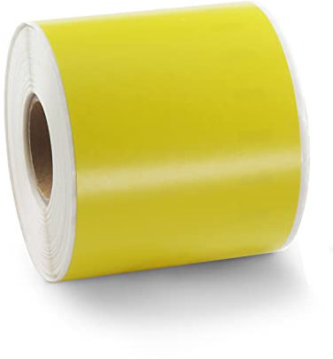 BETCKEY - 1 Große Rolle Gelb Mehrzwecketiketten Kompatibel mit DYMO 99019(S0722480), 59mm x 190mm, 150 Farbige Etiketten für LabelWriter 450, 4XL NICHT passend 550 oder 5XL