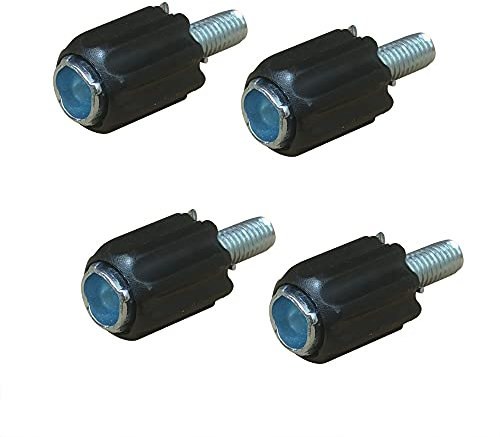 Lotatheta 4 pcs M5 Index Derailleur Shift Cable Stops with Downtube Barrel Adjusters Bolts for Cycling Road MTB Bike