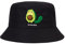 Cartoon Obst Fischerhut Süßer Avocado Eimer Hut Sommer Mädchen Strand Hut Frauen Männer Mütze Unisex Outdoor Reise Sonnenschirm Buschhüte,Schwarz,Einheitsgröße