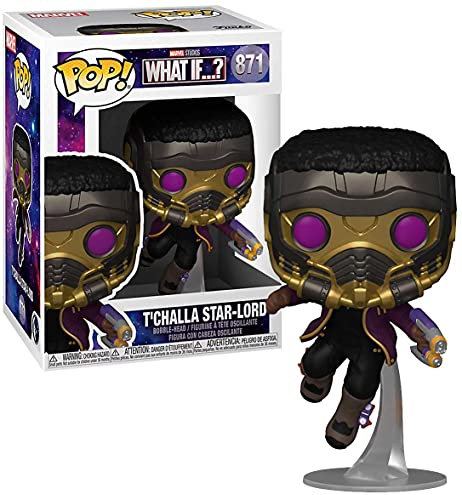 POP! Marvel: What If…? 871 - T’Challa Star-Lord Metallic Special Edition