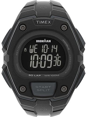 Timex Ironman TW5M48600 Herren-Armbanduhr, klassisch, digital, grau 45mm TW5M48600