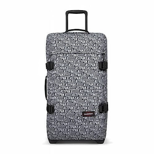 EASTPAK Koffer Tranverz M - Wasserfest, 2 Rollen, TSA-Schloss, Schwarz, 78L, Groß