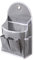 croselyu Home Multifunctional Hanging Bag College Dormitory Fabric Hanging Basket Miscellaneous Organizer Bathroom Wall Hanging Bag Behind Door Wall Storage (Grey)