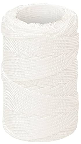 vidaXL Bootsseil Ankerleine Festmacher Tauwerk PP Leine Seil Tau Polypropylenseil Geflochten Flechtleine Weiß 2mm 250m Polypropylen
