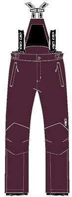 CMP - Salopette da Uomo, Burgundy, 46