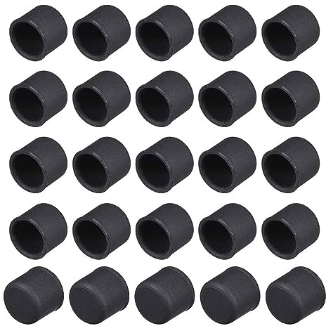 TA-VIGOR 20Pcs RCA Port Plug Protective Cover, Silicone RCA Port Anti-Dust Stopper Cap Protector Black for TV Audio Lotus Head