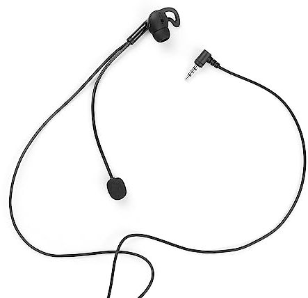 Mulcort Referee Headset, In-Ear Headphone with Microphone Replacement for V6 Pro/ V6C/ V4 Plus/ V4C Plus/FBIM Intercom