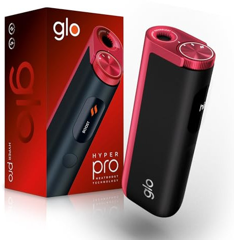 glo HYPER PRO, L'alternativa alla Sigaretta, Ancora più gusto, intensità superiore, 2024, Colore Rosso e Nero
