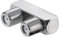 Perfect F-Verbinder, U-Form, F-Buchse > F-Buchse, SAT-Adapter für Satellitenkabel BZW. Koaxialkabel