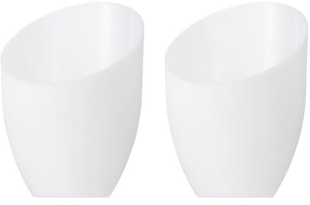 PATIKIL 5,3 Haut 4,3 Diamètre 1,2 Ajusteur Plastique Abat-jour, 2 Paquet Plastique Lampe Abat-jour Remplacement Ampoule Lumière Cache pour LED Plancher Lampe Table Lampe Blanc