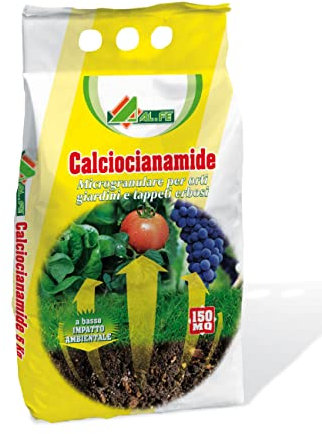 AL.FE Concime CE Nitrata Microgranulare per Orti Giardini Tappeti Erbosi 4 Kg