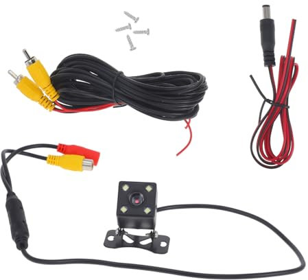 Gadpiparty Rückfahrkamera für Pkw Einparkkamera mit Schwarz Abs und PVC für Sicheres Rückwärtsparken im Alltag