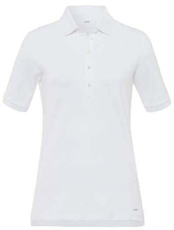 BRAX Damen T-Shirt Poloshirt Cleo Stretchpique Neongrün