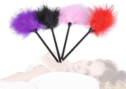 Palillo de Pluma Elegante Plumero Accesorios para Preliminares(color aleatorio)