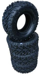 JUNKAI Lot de 4 pneus 14 x 5.00-6 SW-683 pour ATV enfant tracteur tondeuse autoportée HMParts