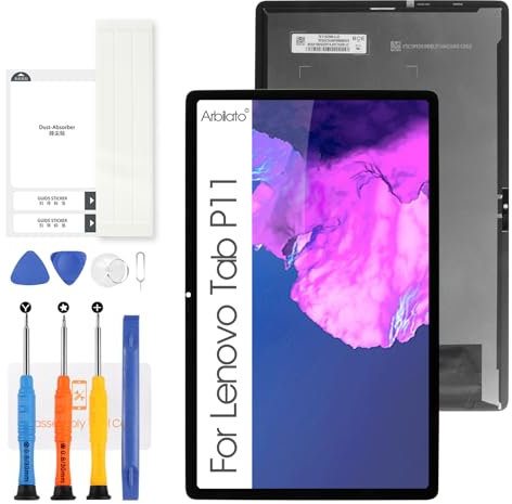 Pantalla LCD para Lenovo Tablet P11/P11 Plus, pantalla LCD TB-J606F digitalizador táctil cristal Asamblea pantalla para Lenovo P11 LCD con herramientas, 11
