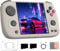 Whatsko RG CubeXX Handheld Spielkonsole,RG Cube XX Retro Konsole 32G+64G mit 5500+ Spielen,RGB Joystick Beleuchtung 3.95 Inch IPS Screen 3800mAh,Support Wi-Fi Multiplayer und HD TV-Ausgang(Grau)