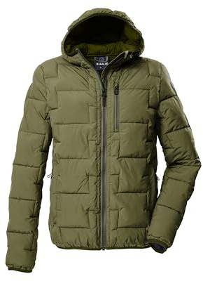 G.I.G.A. DX Herren Steppjacke/Funktionsjacke in Daunenoptik mit Kapuze GW 72 MN QLTD JCKT, olivgrün, S, 43519-000