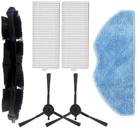 Compatible Avec Tefal, Compatible Avec Rowenta, X-PLORER Serie 75S RR8577WH, Aspirateur Robot, Brosse Latérale Principale, Filtre HEPA, Chiffon De Nettoyage, Accessoires. Pièces Détachées