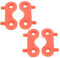 TOGEVAL 4pcs Gas Cap Key Tool Nylon Yacht Deck Fill Plate Key for Maintenance and for and Waste Caps