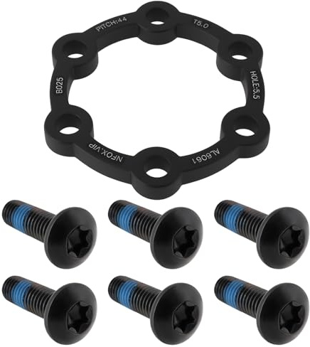 eMagTech Naben-Bremsscheiben-Abstandshalter mit Schrauben Aluminiumlegierung Geeignet f¨¹r die Meisten Mountainbikes