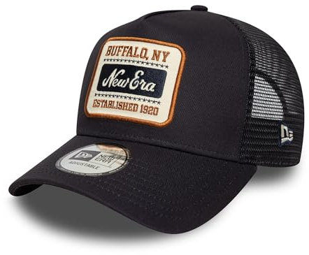 New Era Buffalo NY 9Forty A-Frame Trucker Cap Dunkelblau - One-Size
