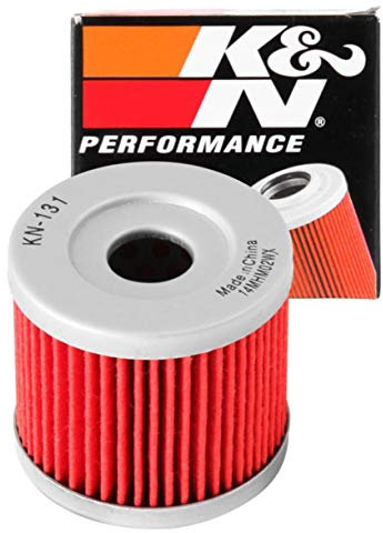 K&N Filtro Olio Powersports - Cartuccia 44x40mm compatibile con Suzuki, Hyosung (KN-131)