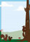 Briefblock-Mappe - nette Eichhörnchen - 1 Schreibblock DIN A4 + 15 Briefumschläge DIN lang + 2 Postkarten Block-Set-Eichhörnchen