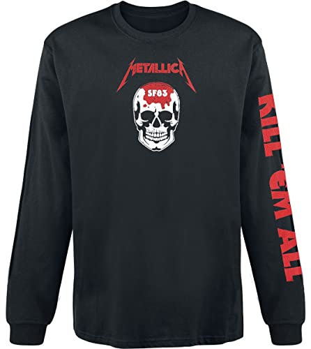 Metallica Kill 'Em All - Skull Männer Langarmshirt schwarz XL