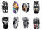Spestyle 8pcs / package Wolf Autocollant De Tatouage Temporaire pour Femmes Hommes Mode Body Art Adultes Étanche Main Faux Tatoo