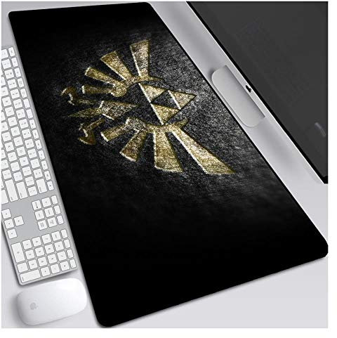 Tapis De Souris Legend Gaming Speed De Zelda |Tapis De Souris XXL | 900 X 400Mm Grand Format |Base De 3 Mm D'Épaisseur | Précision Et Vitesse Parfaites, T