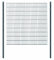 Doppelstabmattenzaun - Komplettset inkl. Pfosten und Montagematerial - Verschiedene Längen und Höhen – Grün oder Anthrazit (L 20 m | H 203 cm | Anthrazit)