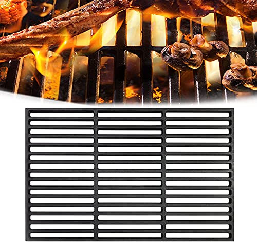 NAIZY griglia in ghisa per barbecue griglia a carbone griglia a gas griglia per smaltate accessori per griglia【60 x 40 cm】