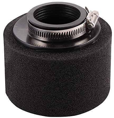 GOOFIT 48mm Filtro Aria Spugna Nero Doppio Strato Bocca Dritta Sostituzione Per 50cc 70cc 90cc 110cc 125cc 150cc Moto Go Kart Dirtbike Atv Quad Scooter
