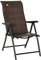 Outsunny Polyrattan Gartenstuhl Klappstuhl mit 7-Fach Verstellbarer Rückenlehne wetterfester klappbar Balkonstuhl Campingstuhl 120kg Belast Gartenstühle für Garten, Balkon 58x71x111cm Braun+Schwarz
