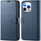 TUCCH Wallet Case for iPhone 15 Pro Max (6.7) 2023, PU Leather Case with [RFID Blocking] Card Slots[Shockproof TPU] Kickstand, Magnetic Book Folio Cover Compatible with iPhone 15 Pro Max, Dark Blue