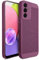 Moozy VentiGuard Cover per Samsung A54 5G, Viola - Custodia Traspirante con Motivo Perforato per Circolazione dell'Aria, Ventilazione, Cover per a54 5g Samsung Anti-Surriscaldamento Phone Case