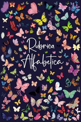 Rubrica Alfabetica: Organizzatore Alfabetico | Quaderno A5 con 4 pagine per ogni lettera | 108 pagine Contiene un posto dove scrivere la data su ogni pagina - 07