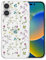 RALEAVO Clear Floral Case Compatible with iPhone 16 Plus (6.7), Shockproof Silicone Transparent Case Cover with Cute Flower Protective Bumper Case for iPhone 16 Plus-Clear