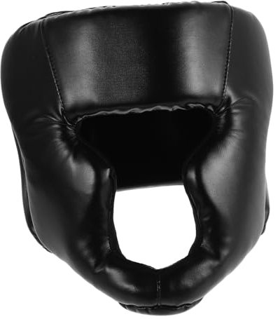 Yardwe Sparringshelm Box-gesichtsschutz Boxausrüstung Kopfschutz Boxhelm Boxen Kopfbedeckung Karate-ausrüstung Helm Kopfbedeckung Box-Sparring-Kopfbedeckung Boxzubehör Black Schwamm