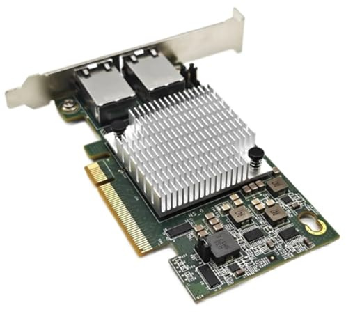 Blmirror 10G Double Port Ethernet Card 10G X540-T2 PCIE-X8 Nework Extend Adapter Spare Parts Accessories