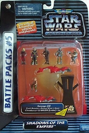Star Wars Action Fleet / Micro Machines Battle Pack # 5 Shadow Of The Empire (swoop) (japan import)