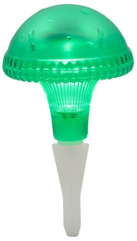Konstsmide Assisi 7663-600 Solarleuchte LED B: B: 14,5cm T: 14,5cm H: 27,5cm / 1 Akku AA / Kunststoff / grün